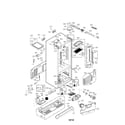 LG LFX21976ST/02 case parts diagram