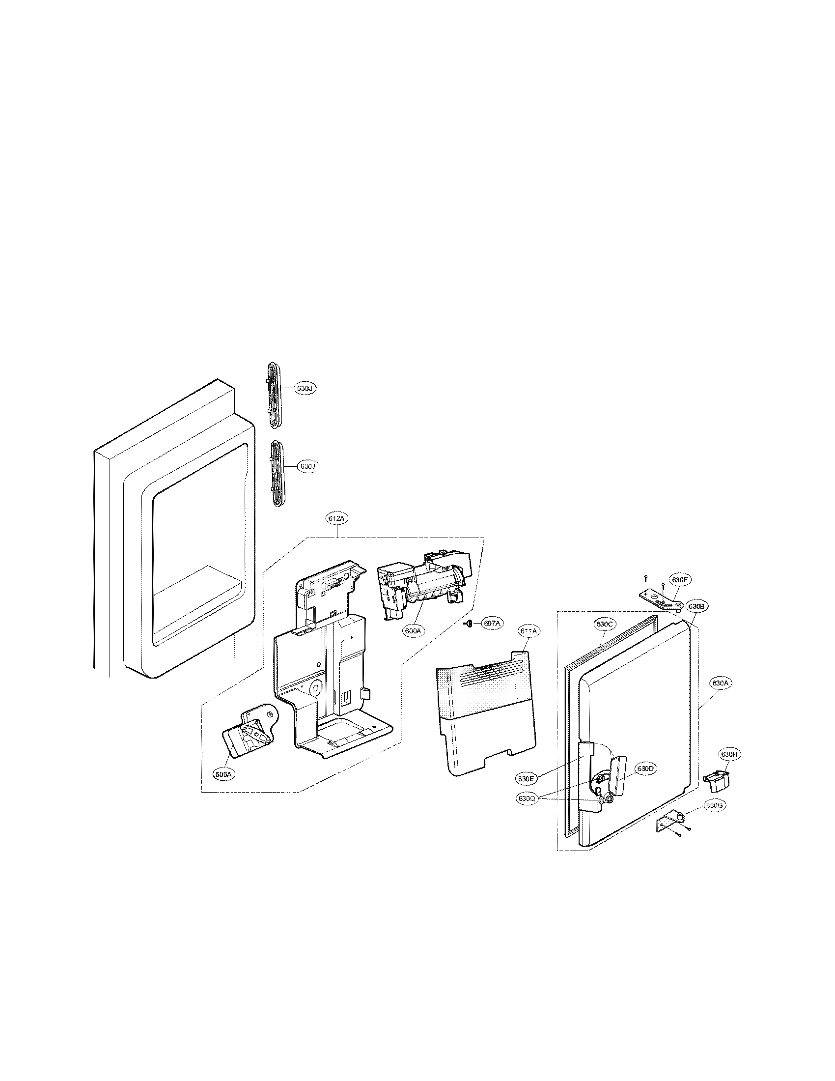 LG LFX21976ST/02 ice bank parts diagram