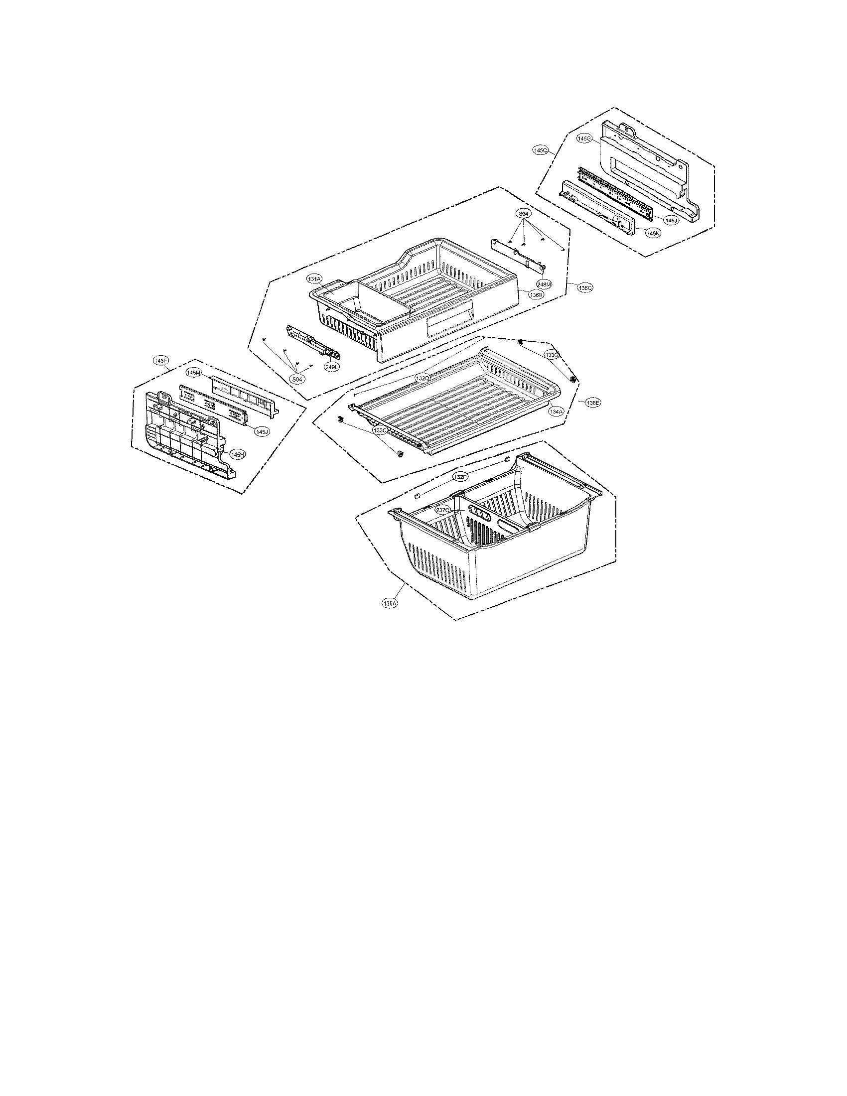 Kenmore Elite 79572052112 freezer parts diagram