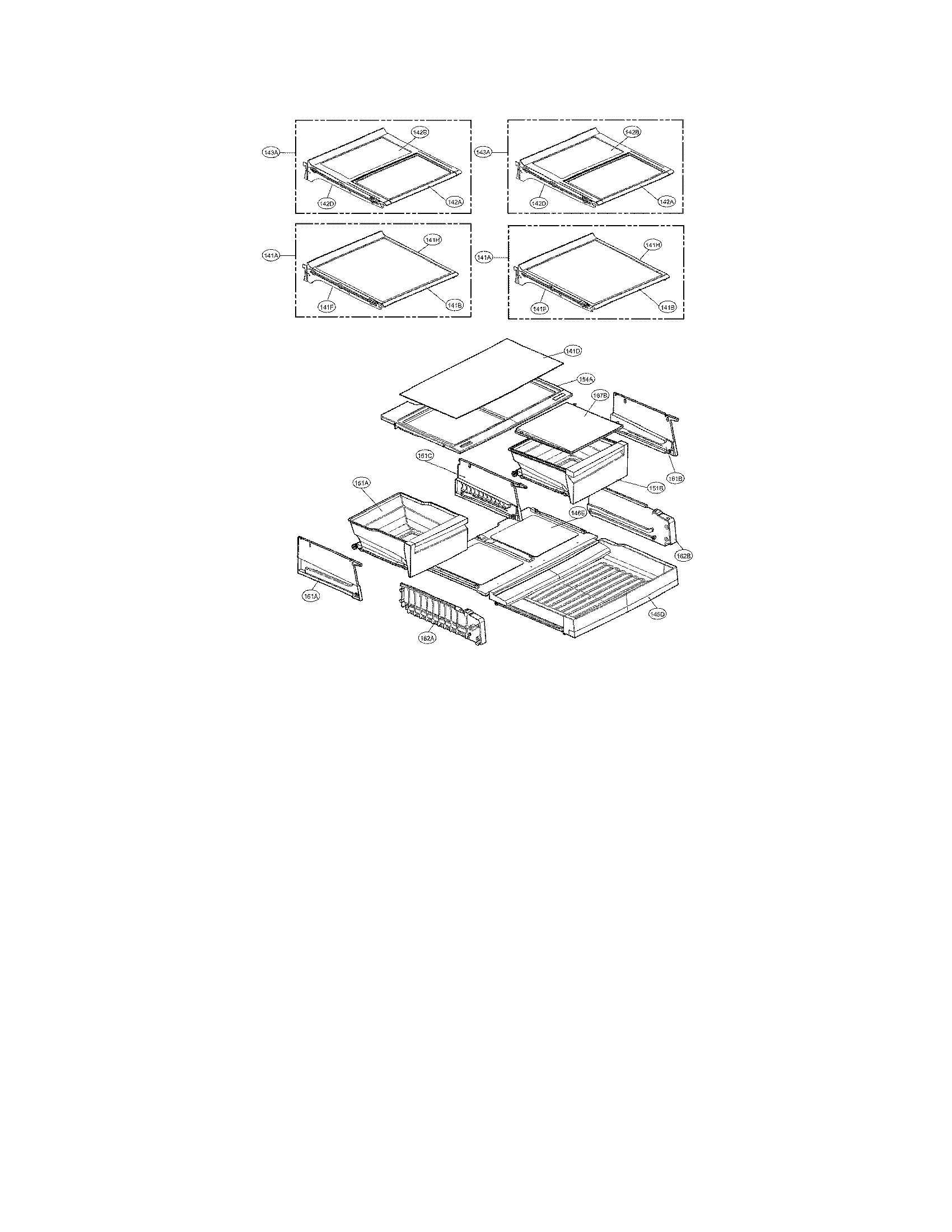 Kenmore Elite 79572052112 refrigerator parts diagram