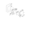 Kenmore Elite 79572059112 ice maker and ice bin parts diagram