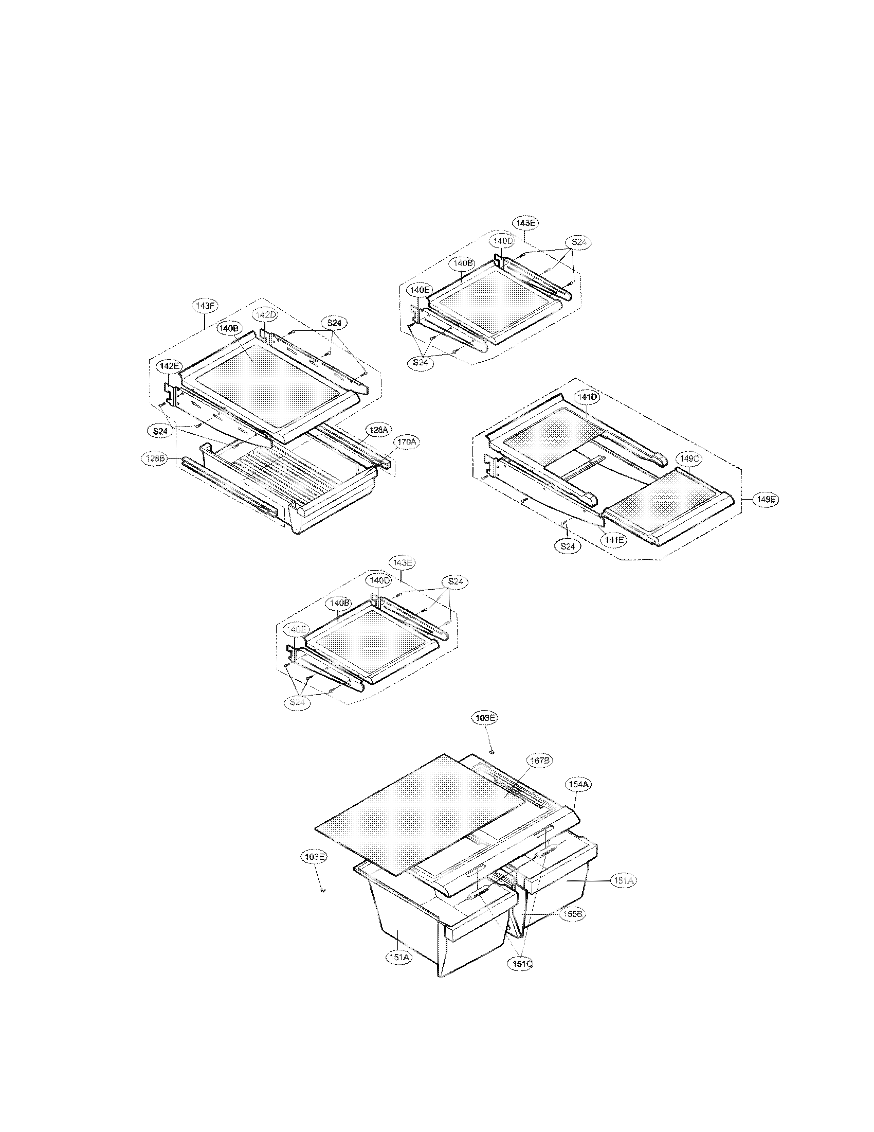 Kenmore 79579012901 refrigerator parts diagram