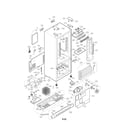 Kenmore 79577306601 case parts diagram