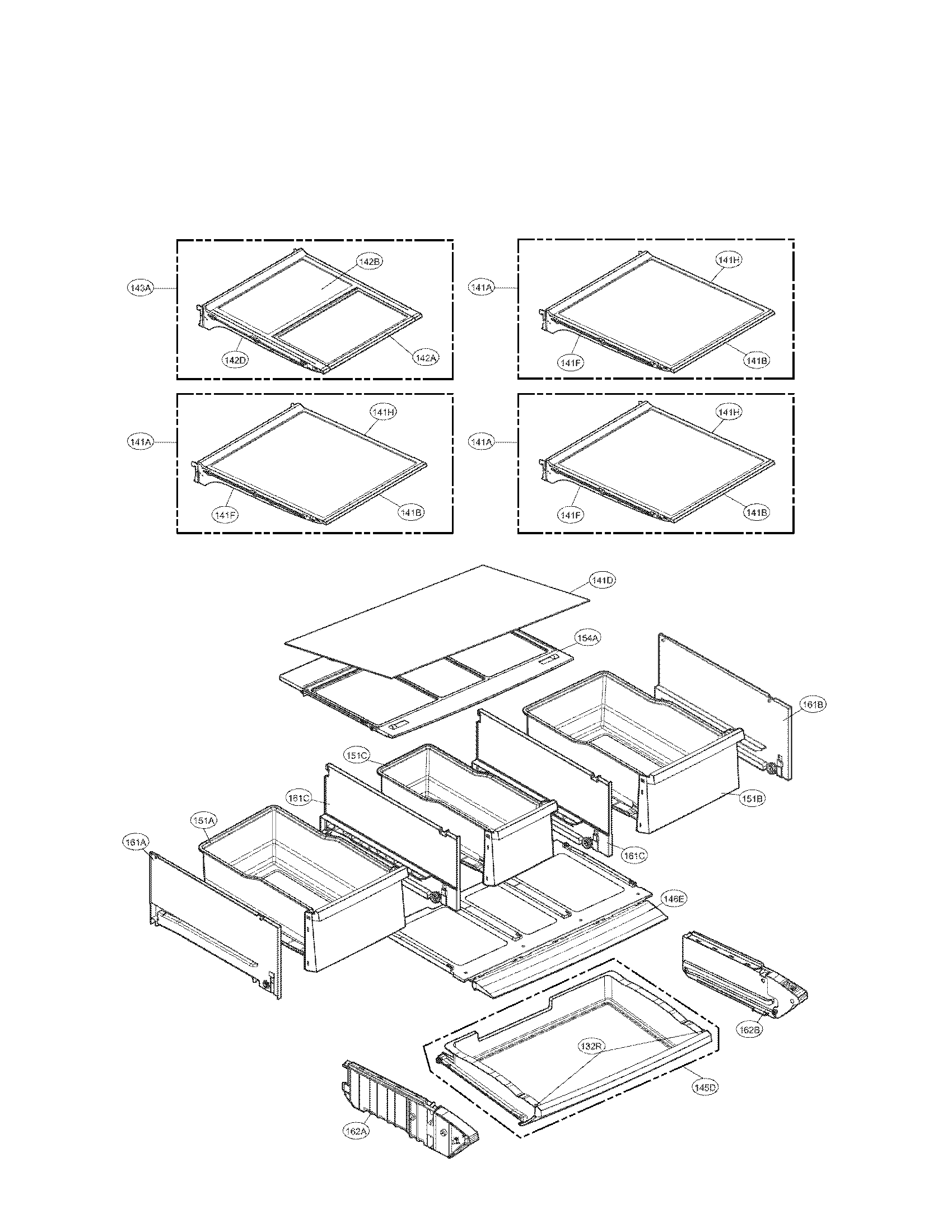 LG LFX33975ST/01 refrigerator parts diagram