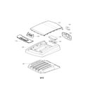 LG DLEY1201V control panel and plate assembly parats diagram