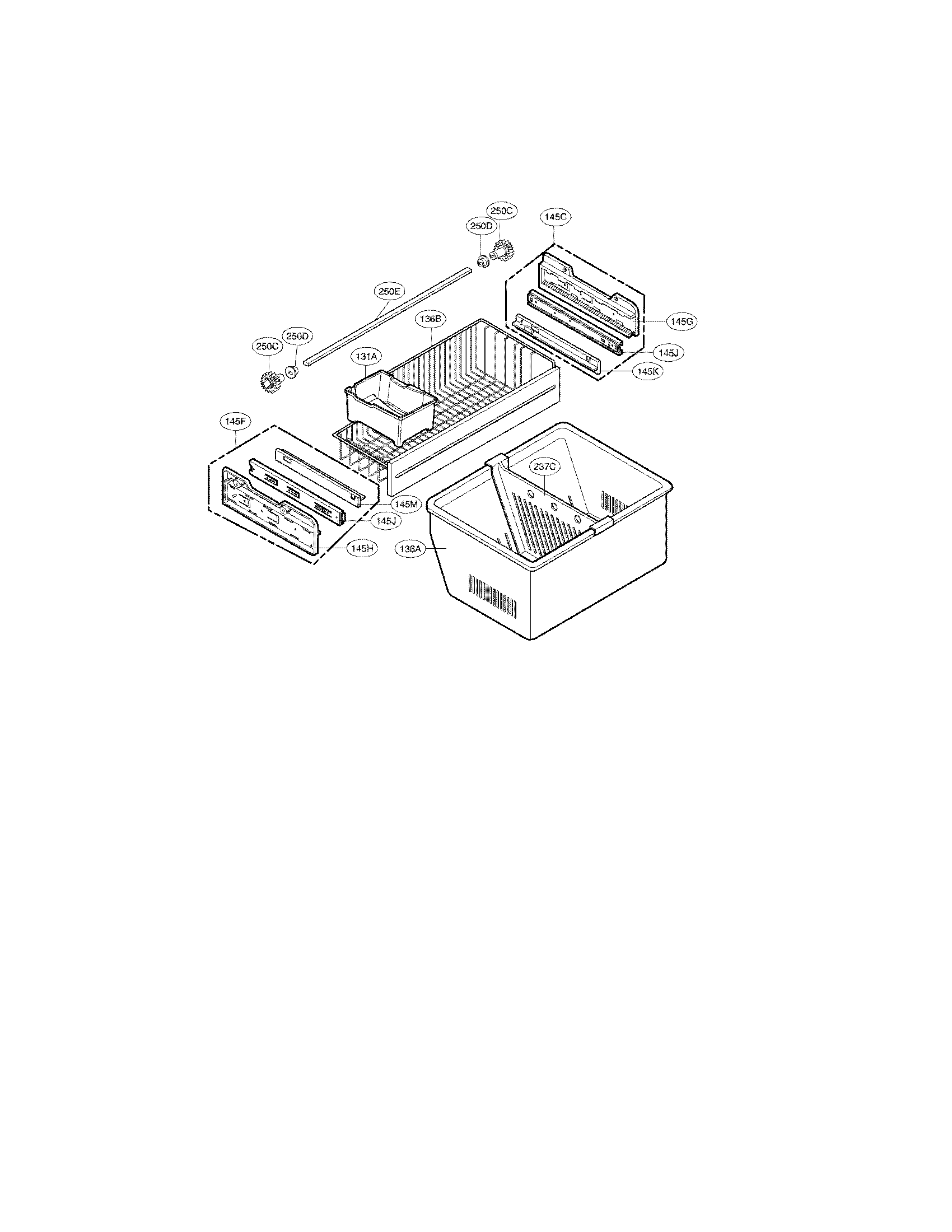 Kenmore 79572039112 freezer parts diagram