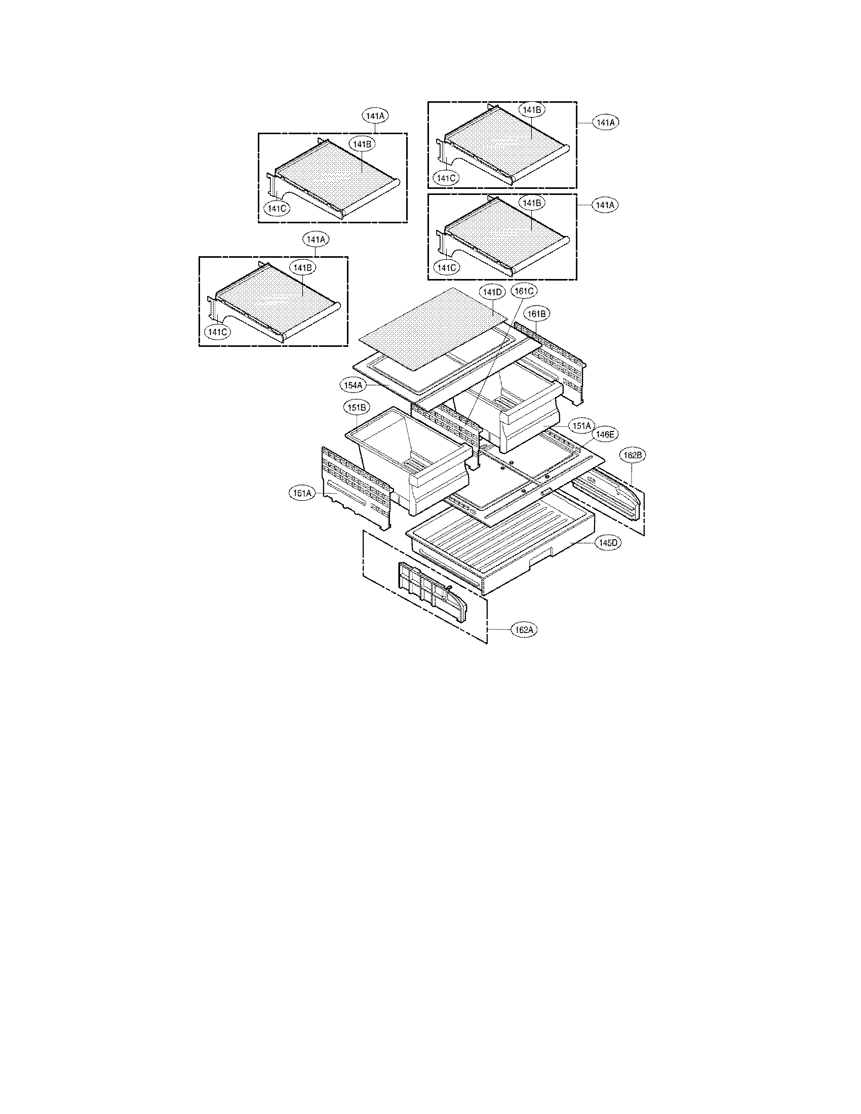 Kenmore 79572039112 refrigerator parts diagram