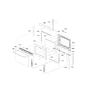 LG LDE3035SW lower door parts diagram