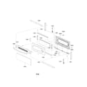 LG LDG3035SW upper door parts diagram