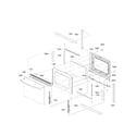 LG LDG3035SW lower door parts diagram