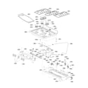 LG LDG3036ST/00 cooktop parts diagram