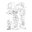 LG LDG3036ST/00 lower cavity parts diagram