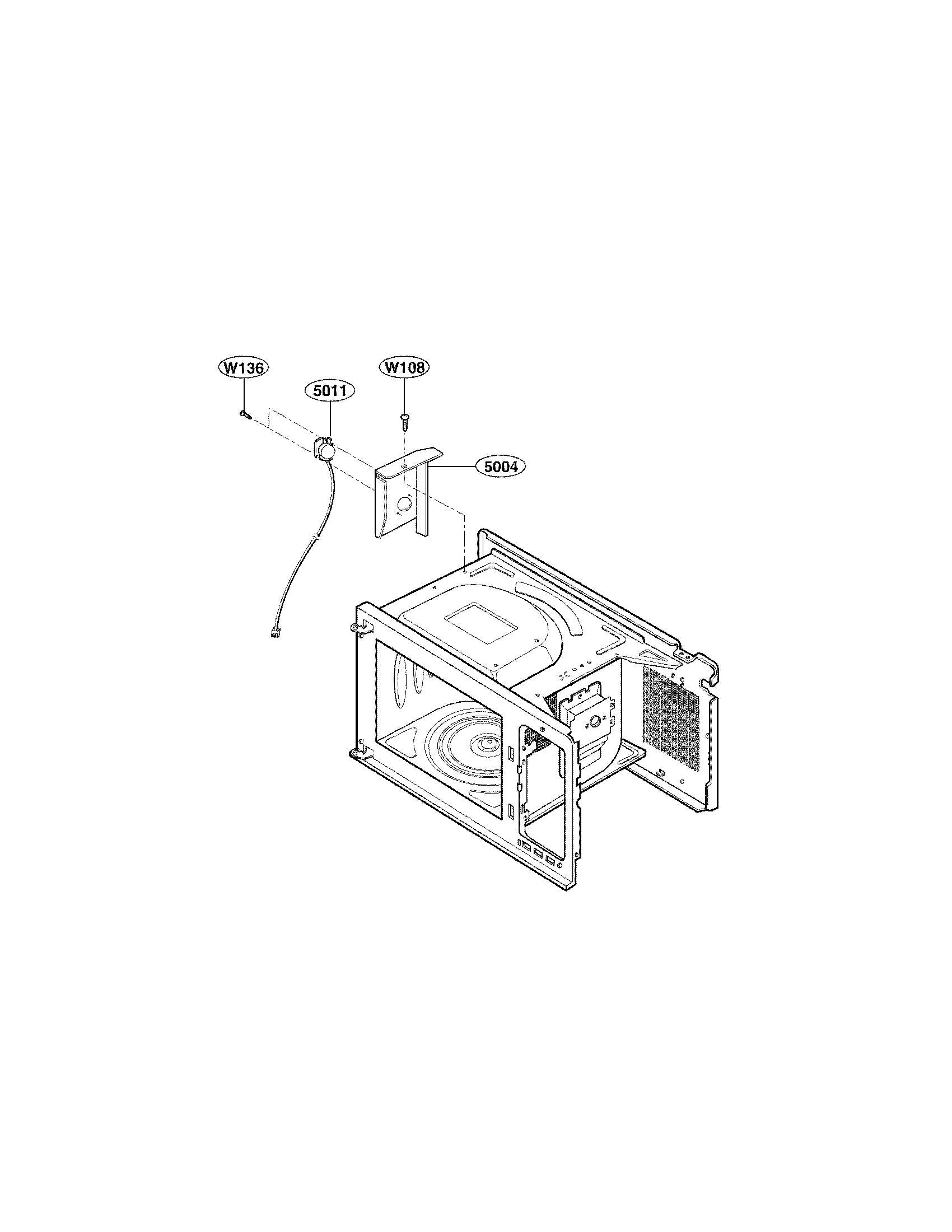 Kenmore 72169123010 sensor parts diagram
