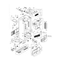 Kenmore Elite 79572353310 case parts diagram