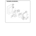 Kenmore Elite 79572353310 ice maker and ice bin parts diagram