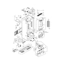 Kenmore Elite 79572373310 case parts diagram