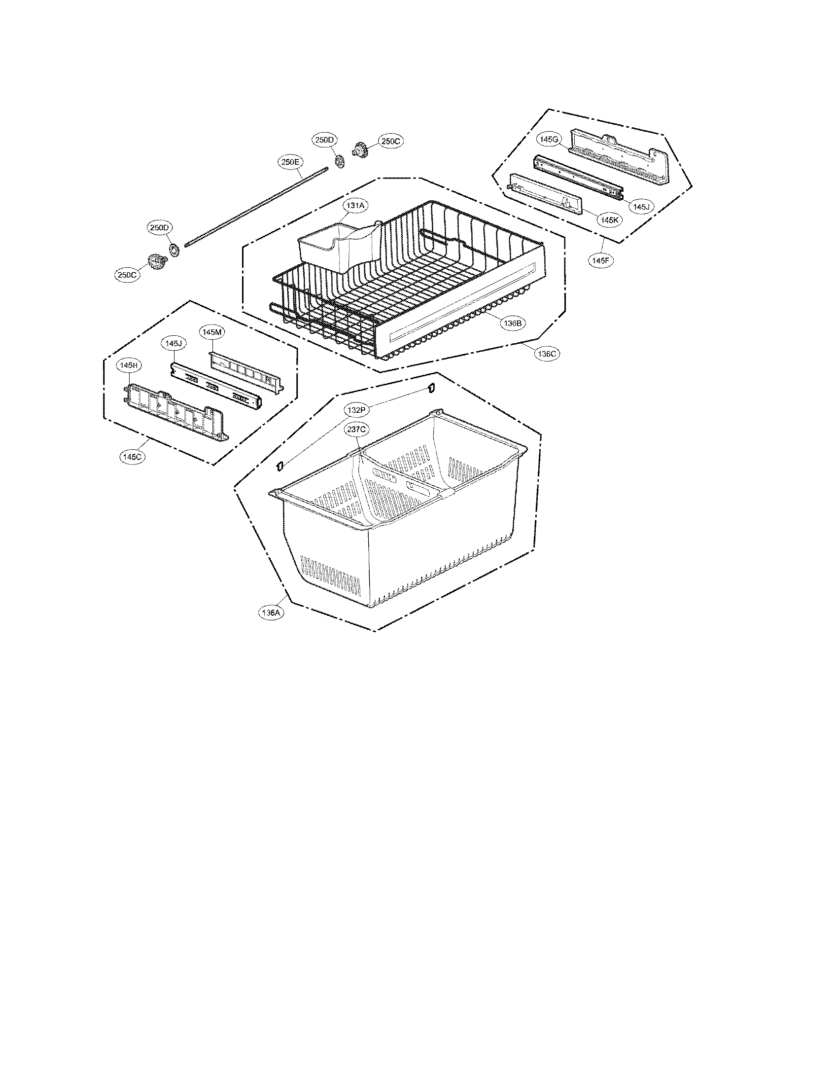 Kenmore Elite 79571063010 freezer parts diagram
