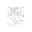 Kenmore Elite 79572042111 door parts diagram