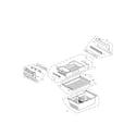 Kenmore Elite 79572043316 freezer parts diagram