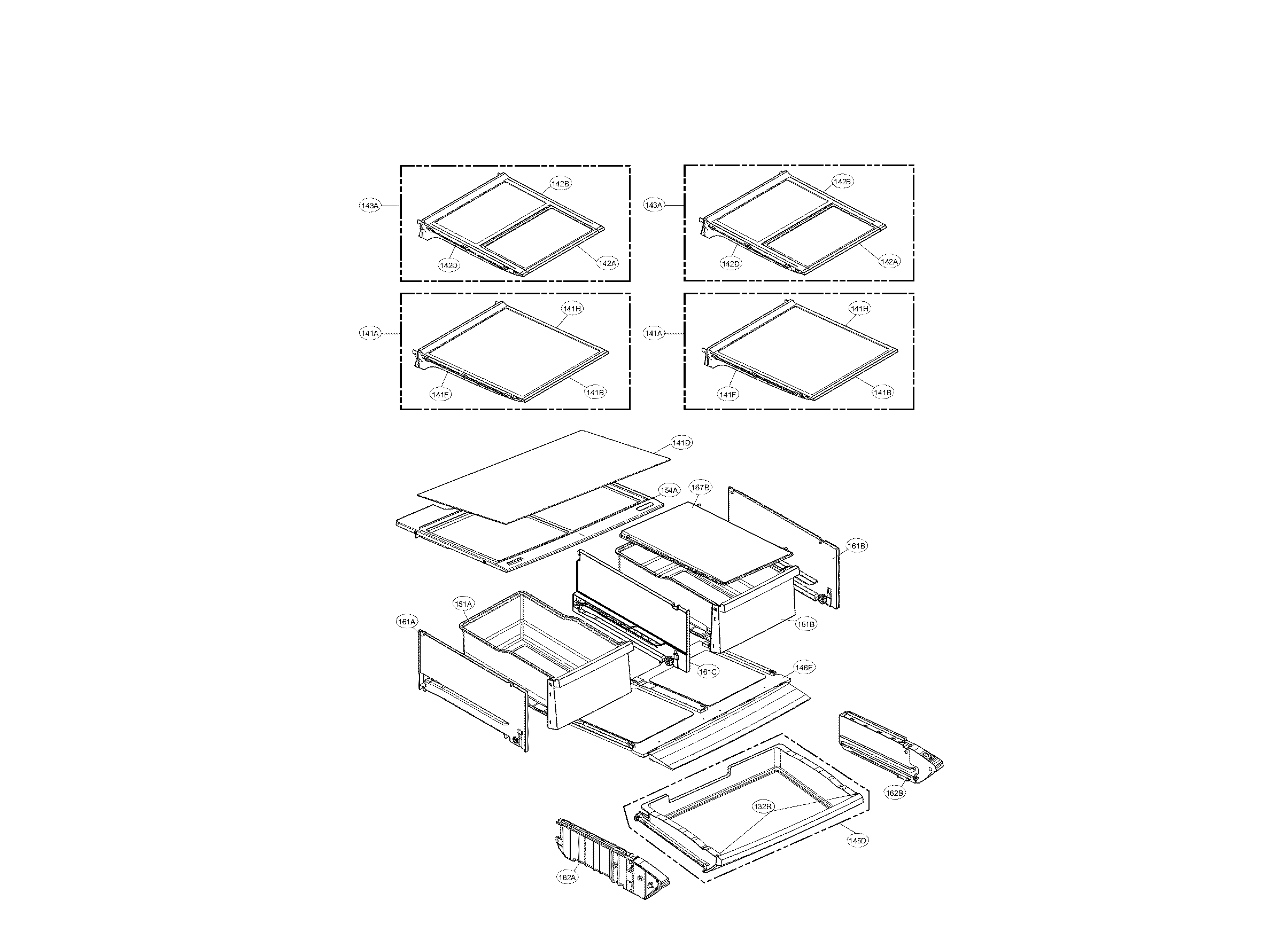 Kenmore Elite 79572189315 refrigerator parts diagram