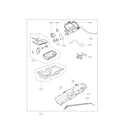 Kenmore Elite 79671623310 panel drawer and guide parts diagram