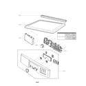 Kenmore 79681283310 control panel parts diagram