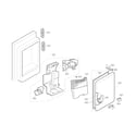 Kenmore Elite 79572099311 ice maker and ice bin parts diagram