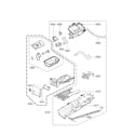 Kenmore Elite 79691572210 panel drawer parts diagram