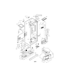 LG LFC28768SB/00 case parts diagram