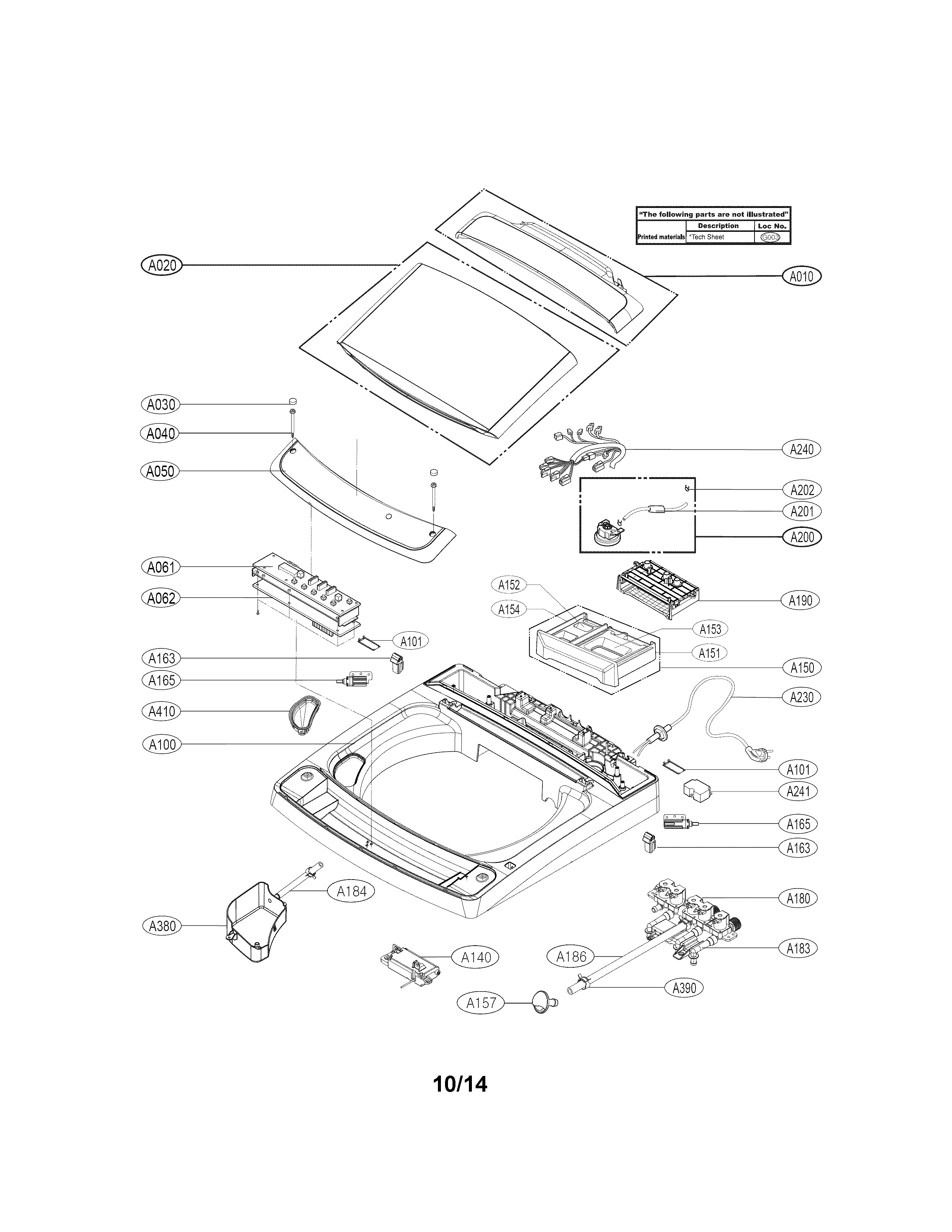 Kenmore Elite 79631412410 control panel parts diagram