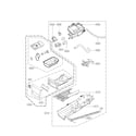 Kenmore 79691382410 panel drawer assembly parts diagram