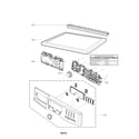 Kenmore 79691383410 control panel parts diagram