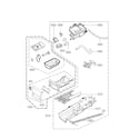 Kenmore 79691383410 panel drawer assembly parts diagram