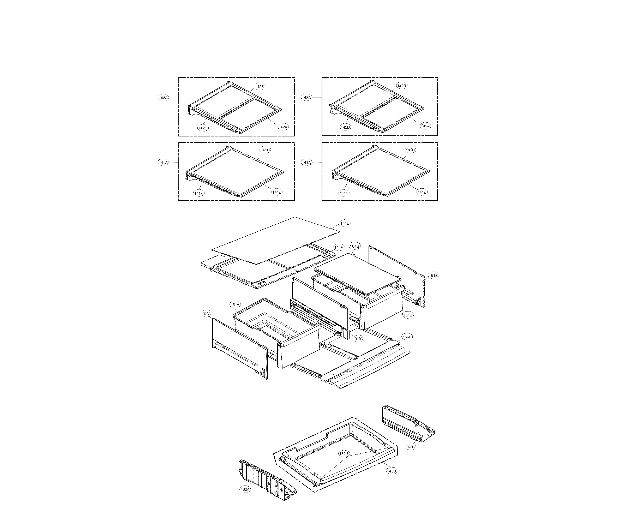 Kenmore Elite 79574093410 refrigerator parts diagram