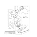 LG DLEX3370R/00 panel drawer parts diagram
