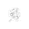 LG WM3370HRA/00 drum and tub parts diagram