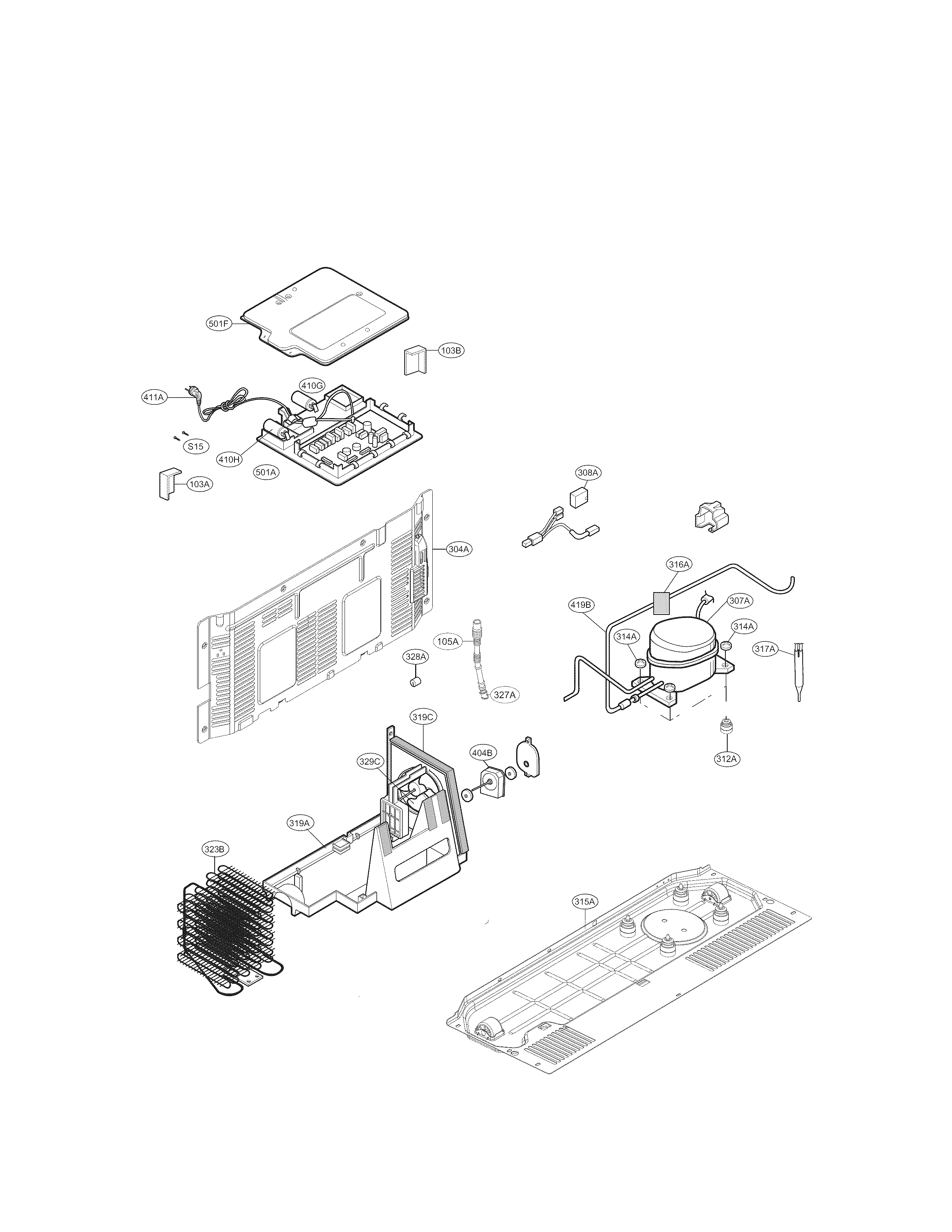 Kenmore Elite 79551829410 mechanical part diagram