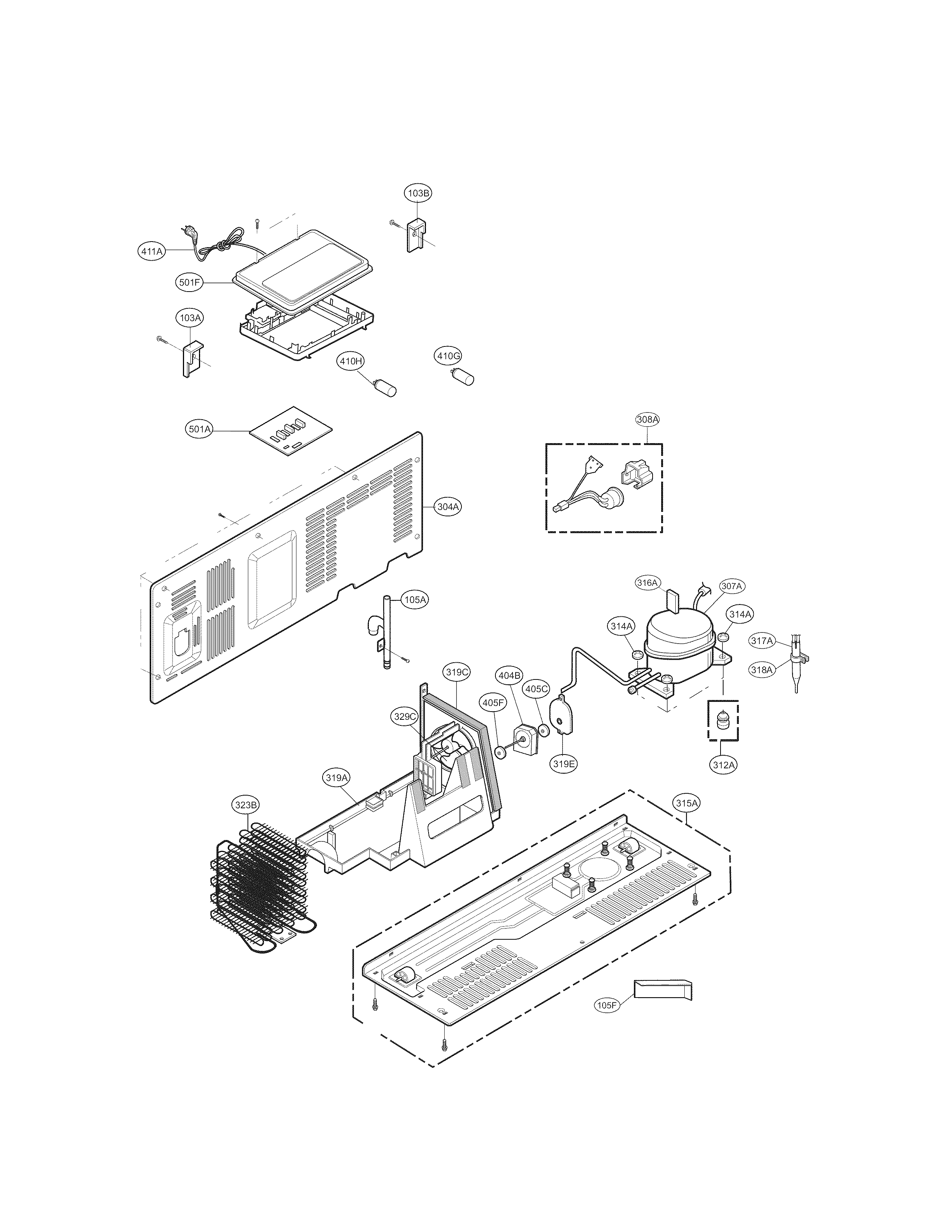 Kenmore 79551833410 maschine parts diagram