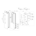 LG LSXS26386S/00 refrigerator door parts diagram