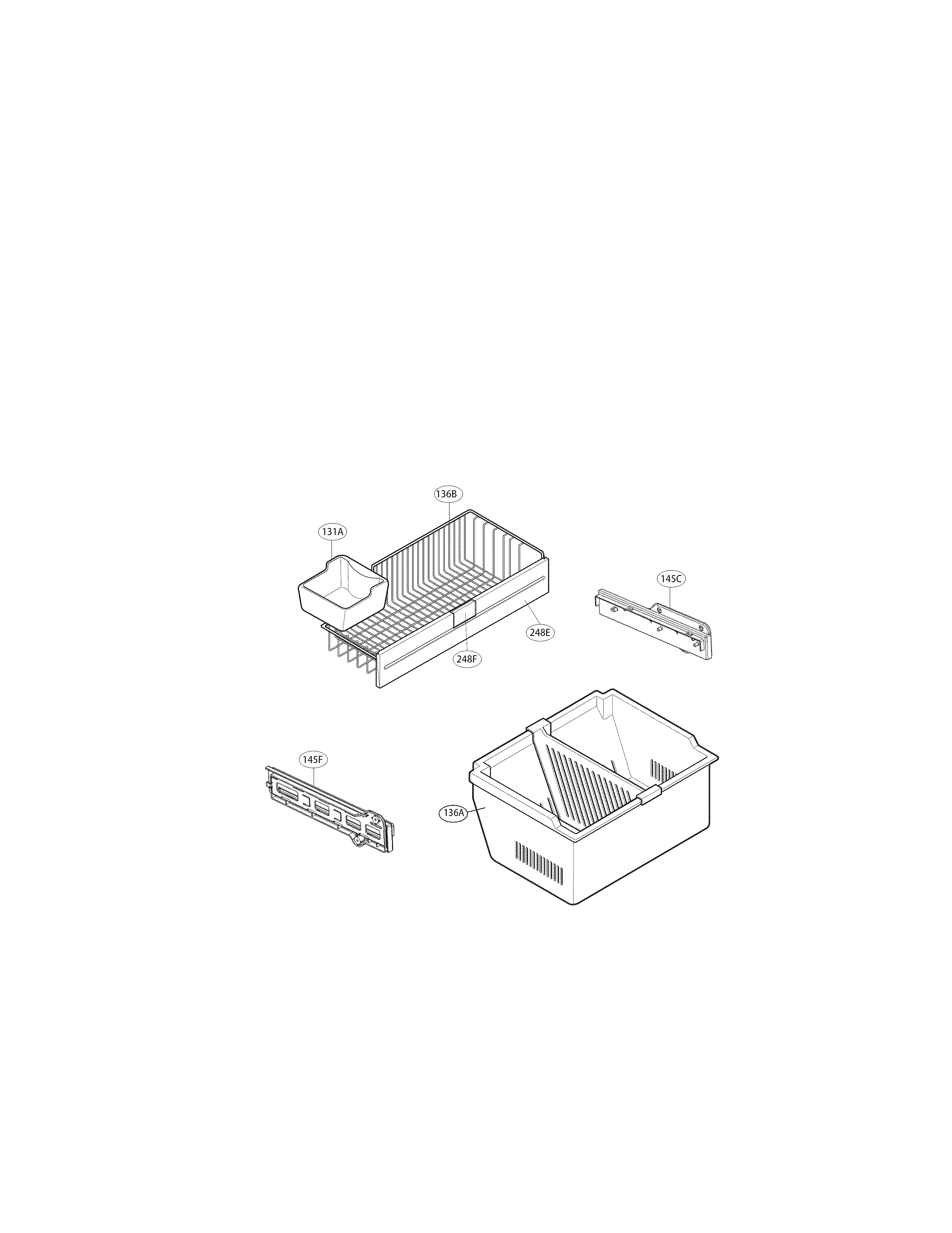 Kenmore 79578094901 freezer parts diagram