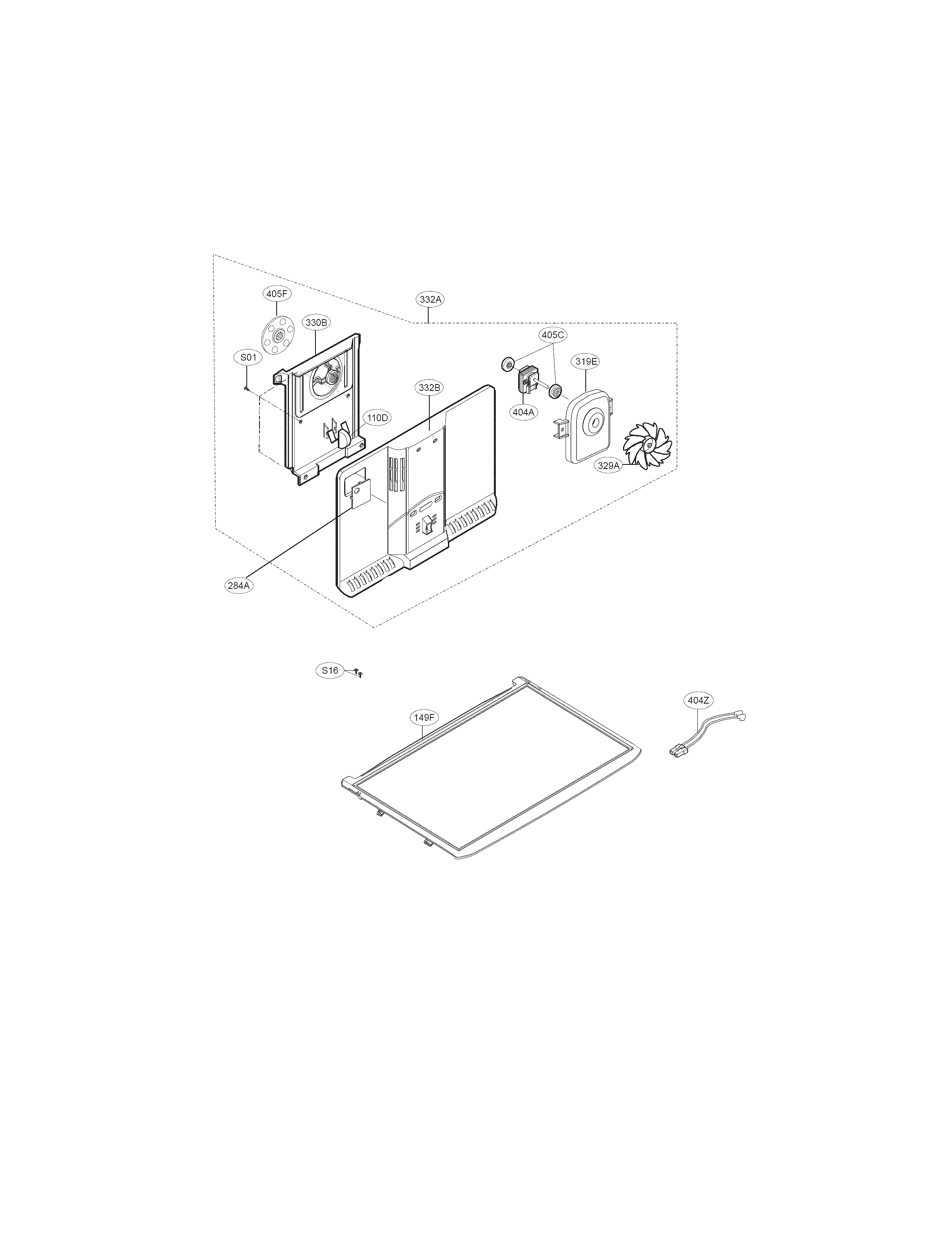 Kenmore 79579432211 freezer parts diagram
