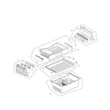 Kenmore Elite 79572062212 freezer parts diagram