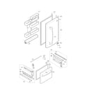 Kenmore 79578099901 door parts diagram