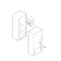 Kenmore 79578099901 ice maker parts diagram
