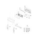 LG LDE4413ST/00 controller parts diagram