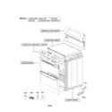 LG LDE4415ST/00 upper door parts diagram