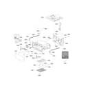 LG LDE4415ST/00 lower cavity parts diagram