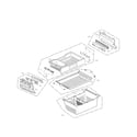 Kenmore 79579983510 freezer parts diagram