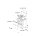 LG LDG4313ST/00 accessory parts diagram