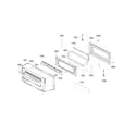 LG LDG4313ST/00 upper door parts diagram